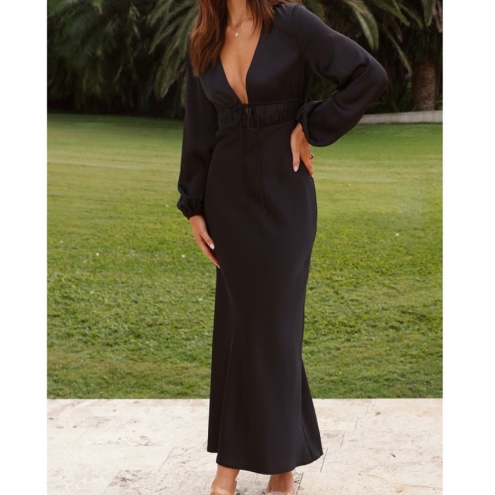 NWT Billy J Amara Maxi Dress in Black